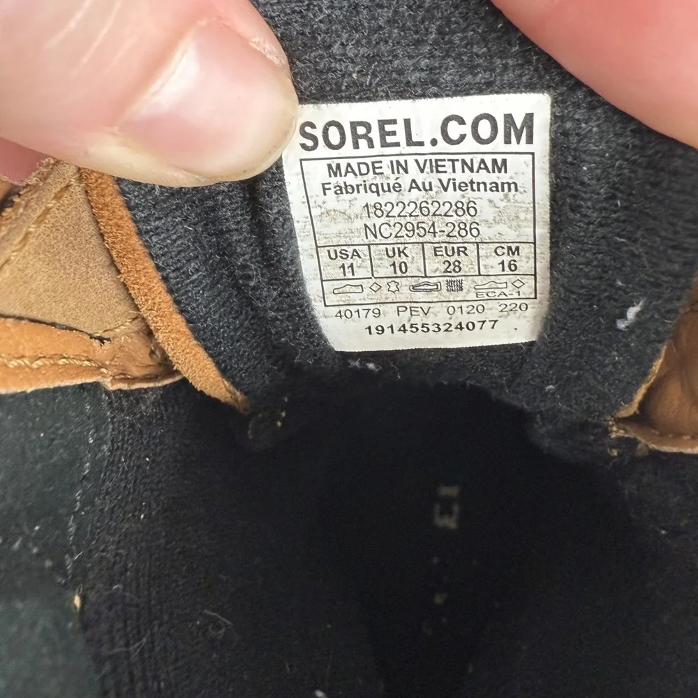 Sorel Children's Cheyanne II Strap Boot Size 11 Waterproof Insulated